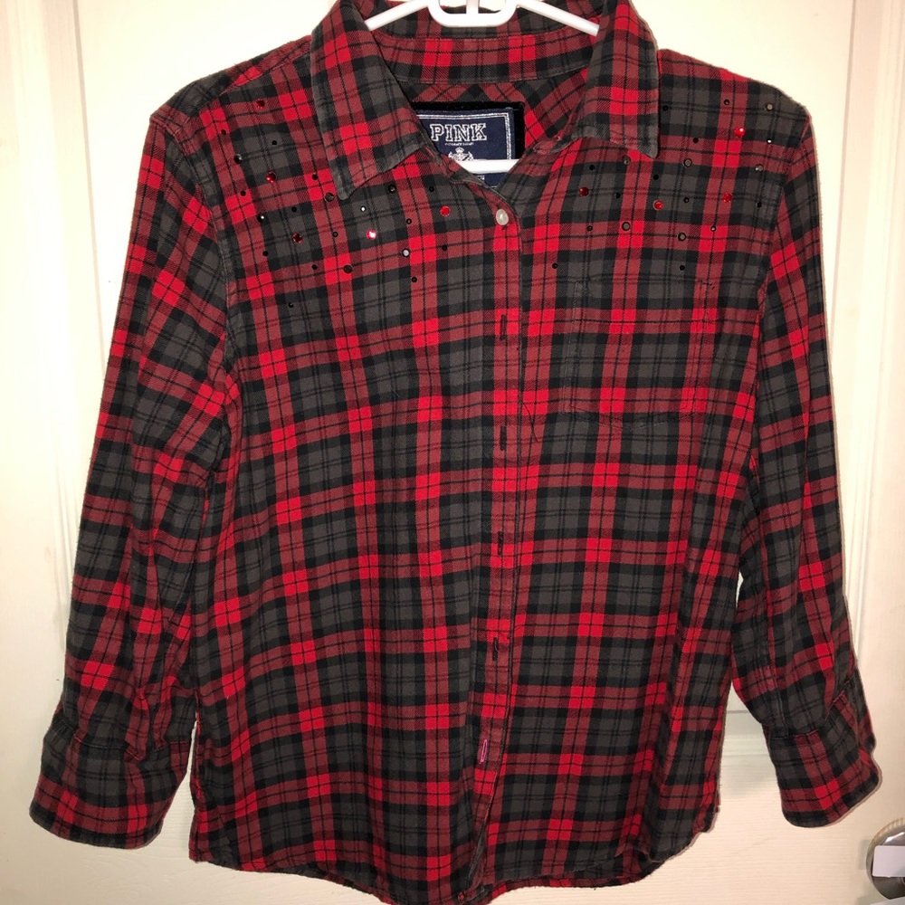 Victoria’s Secret bedazzled button down